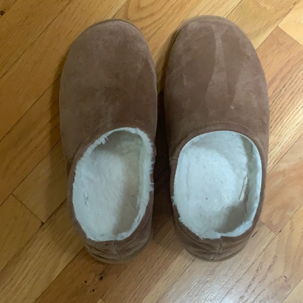 Gap faux suede slippers